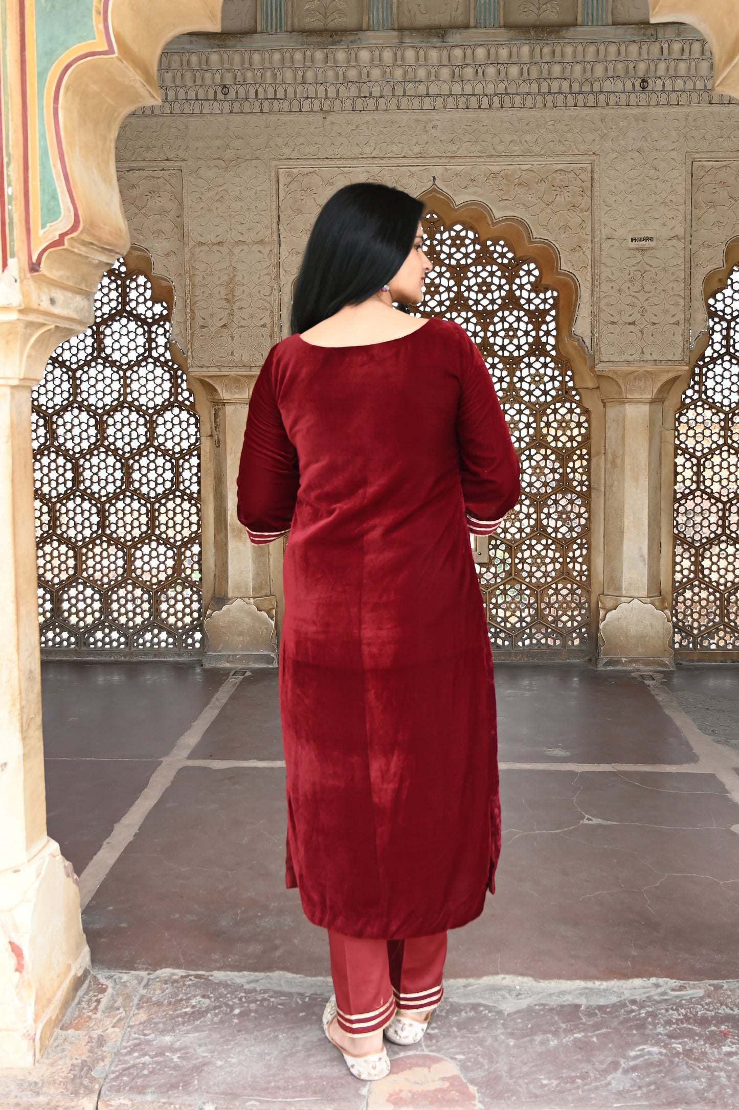 ROSEWOOD Velvet Suit set