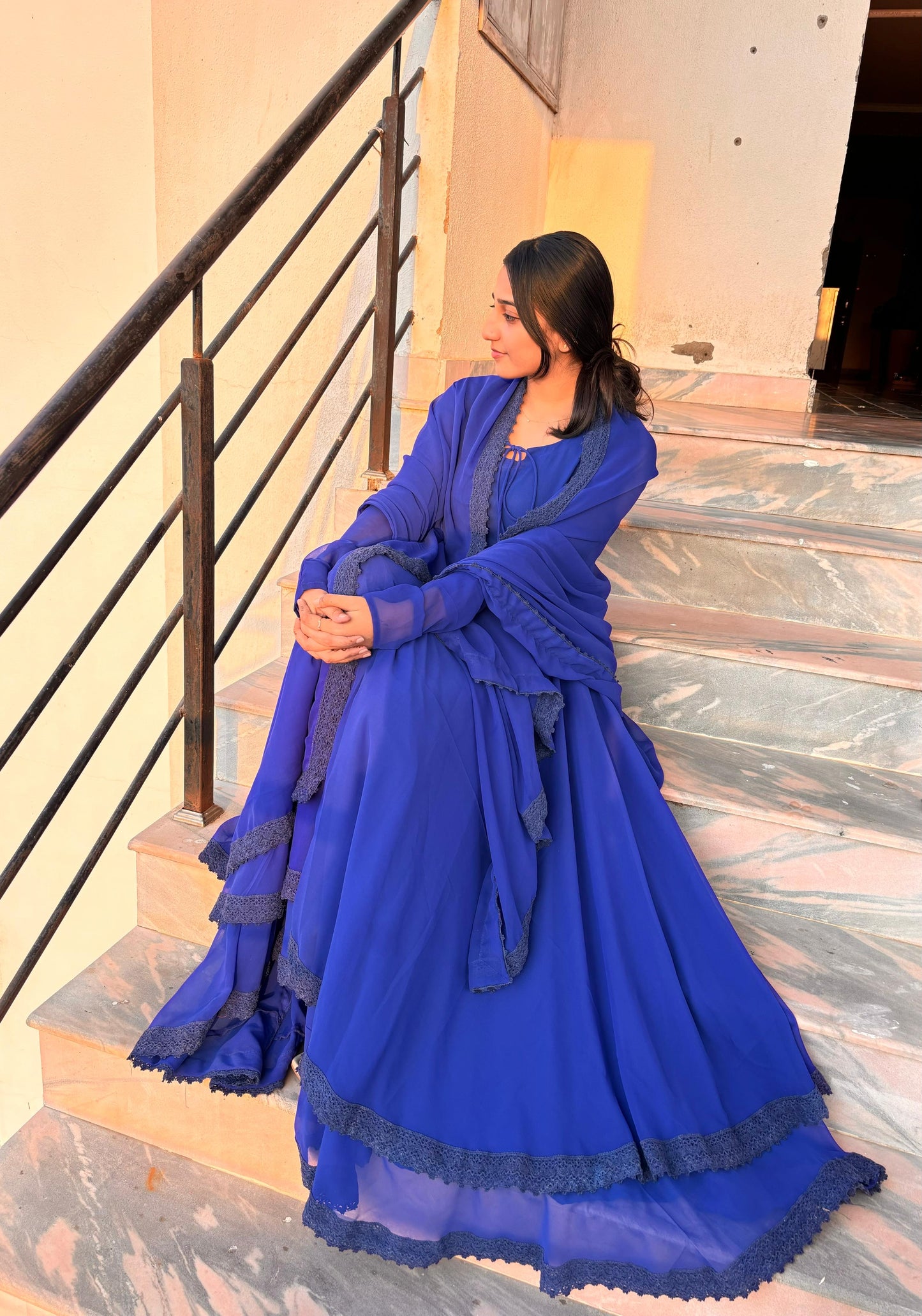 TRYPAN ANARKALI SUIT