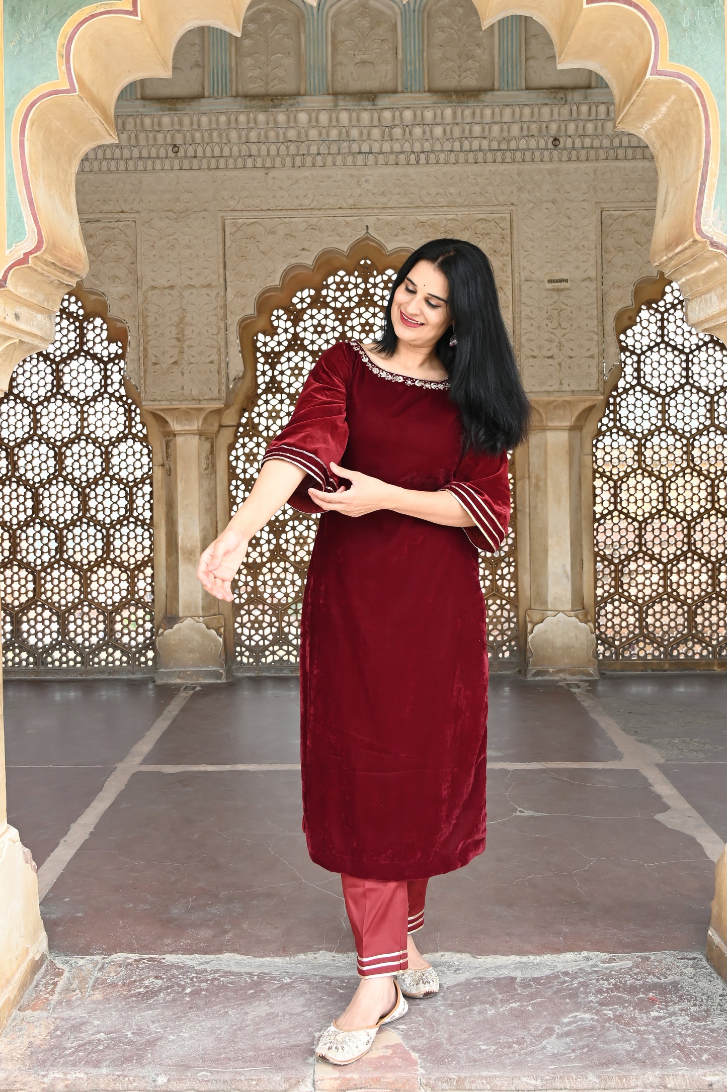 ROSEWOOD Velvet Suit set