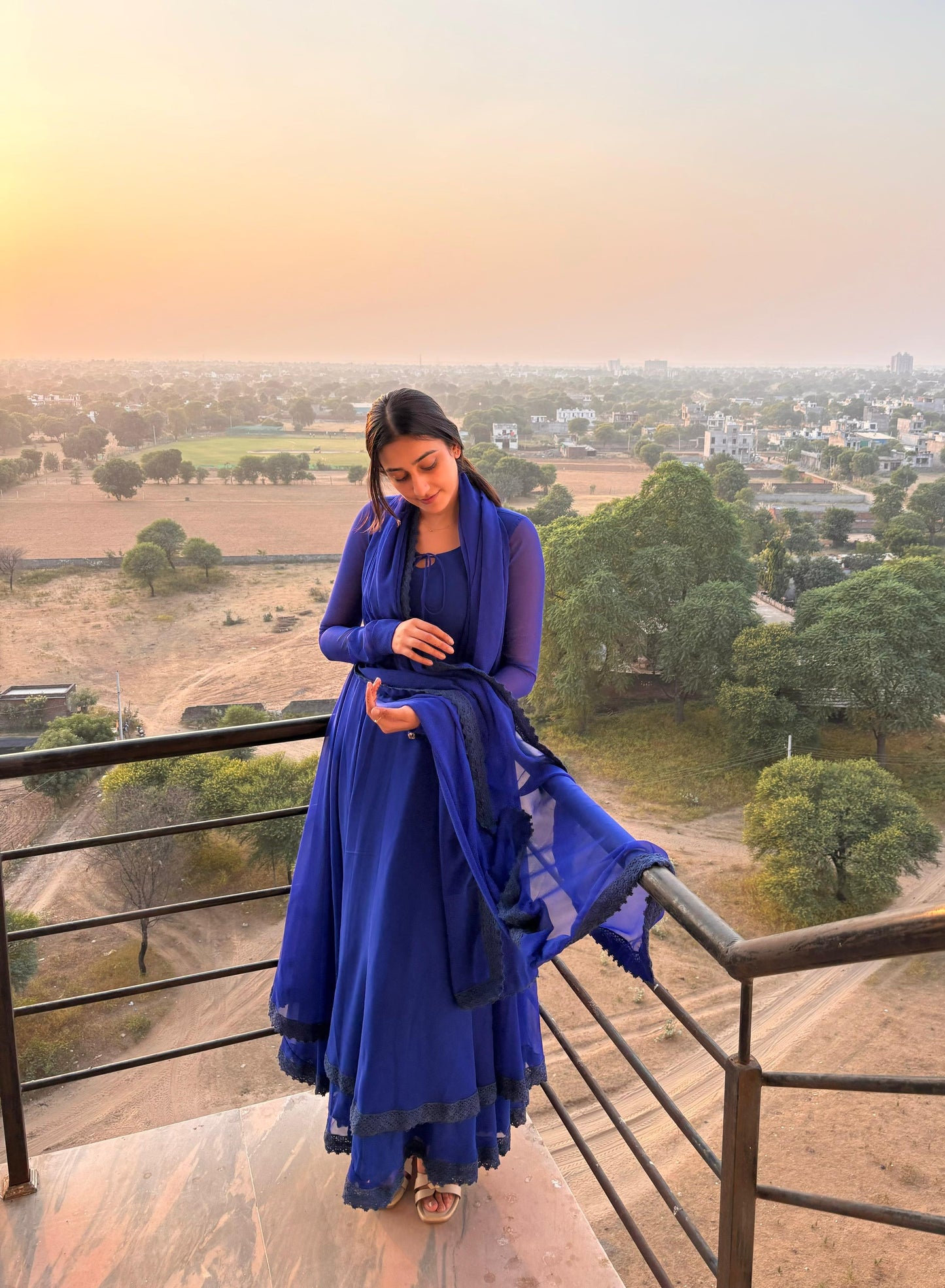 TRYPAN ANARKALI SUIT