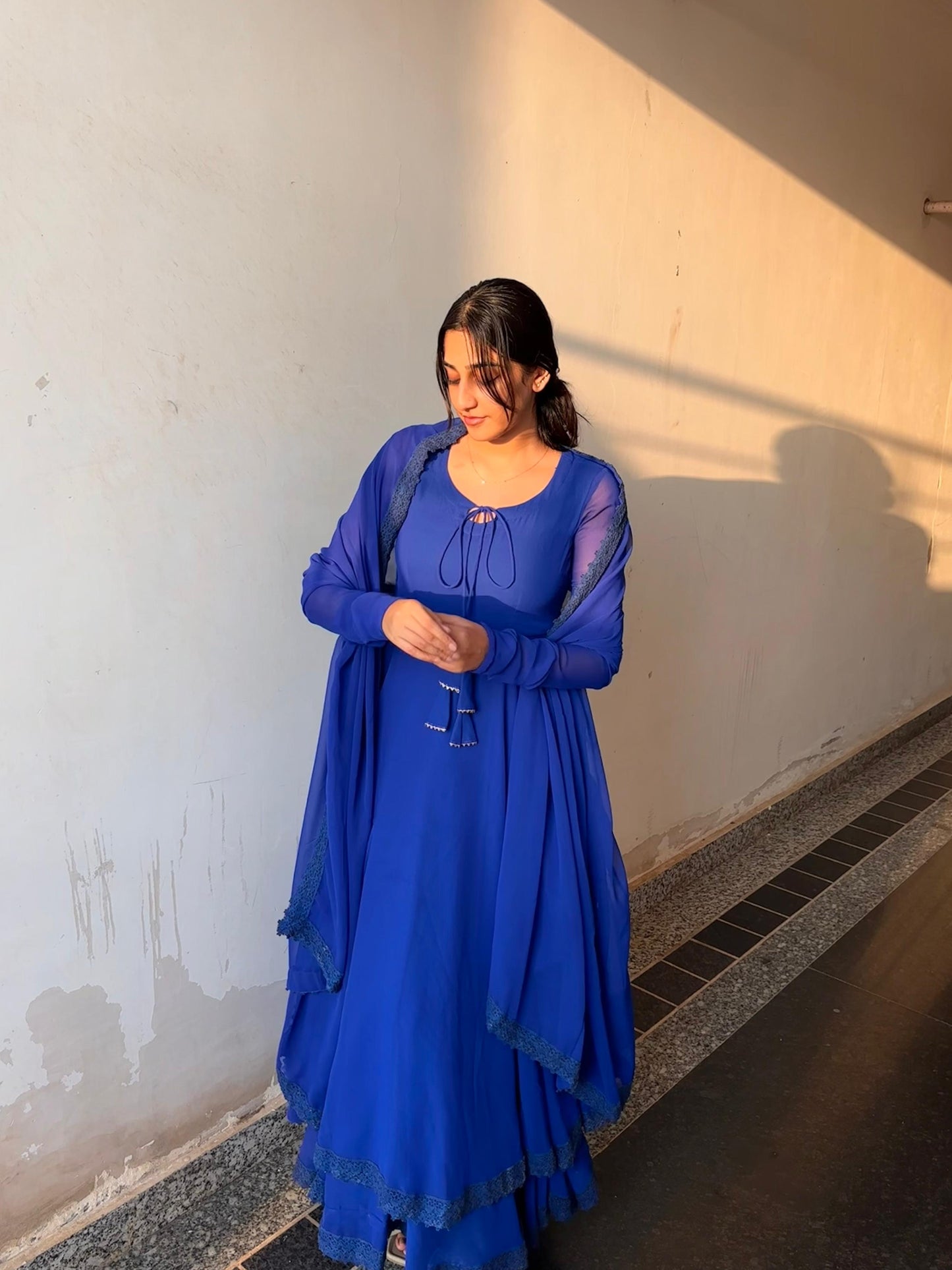 TRYPAN ANARKALI SUIT