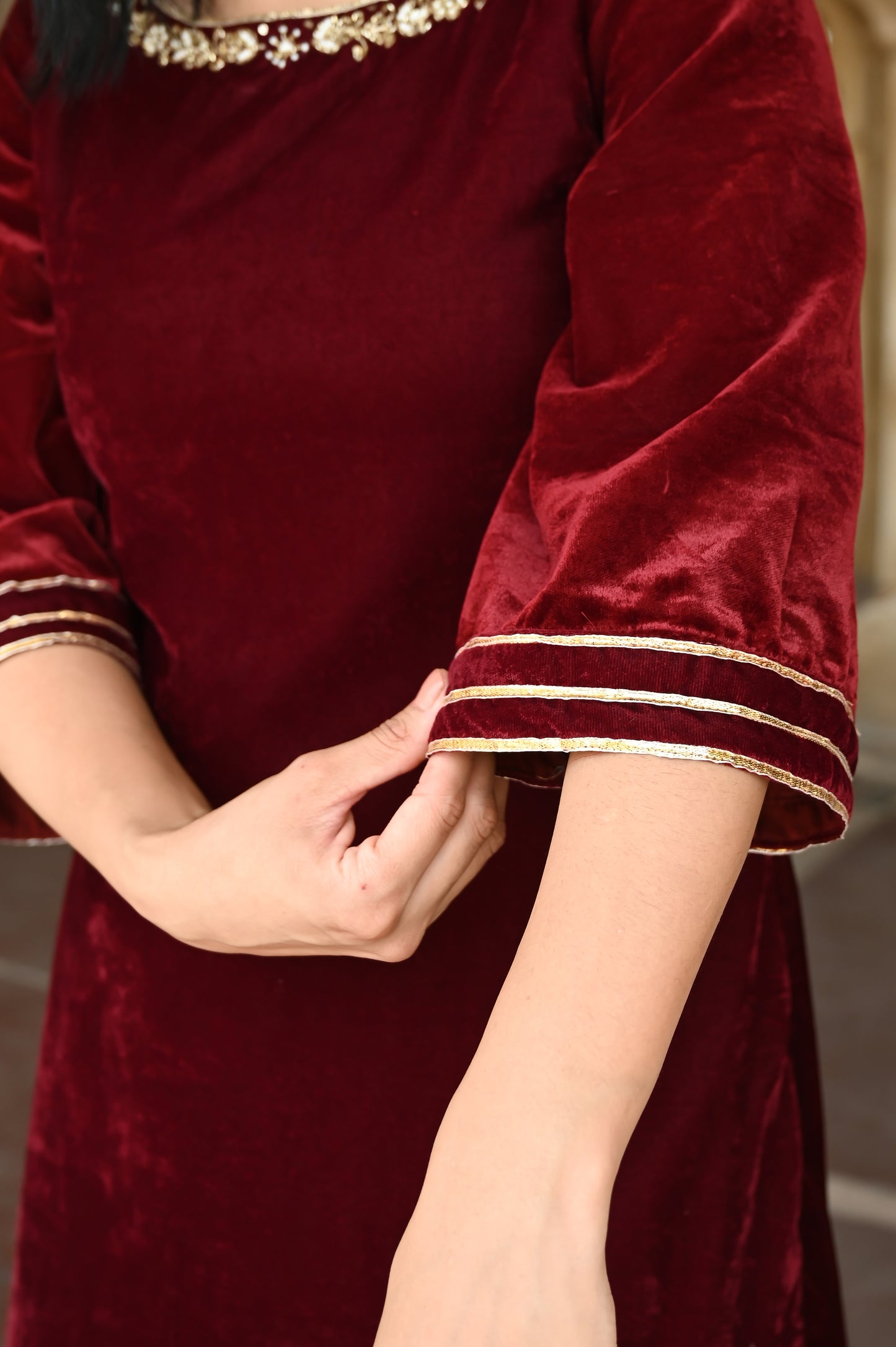 ROSEWOOD Velvet Suit set