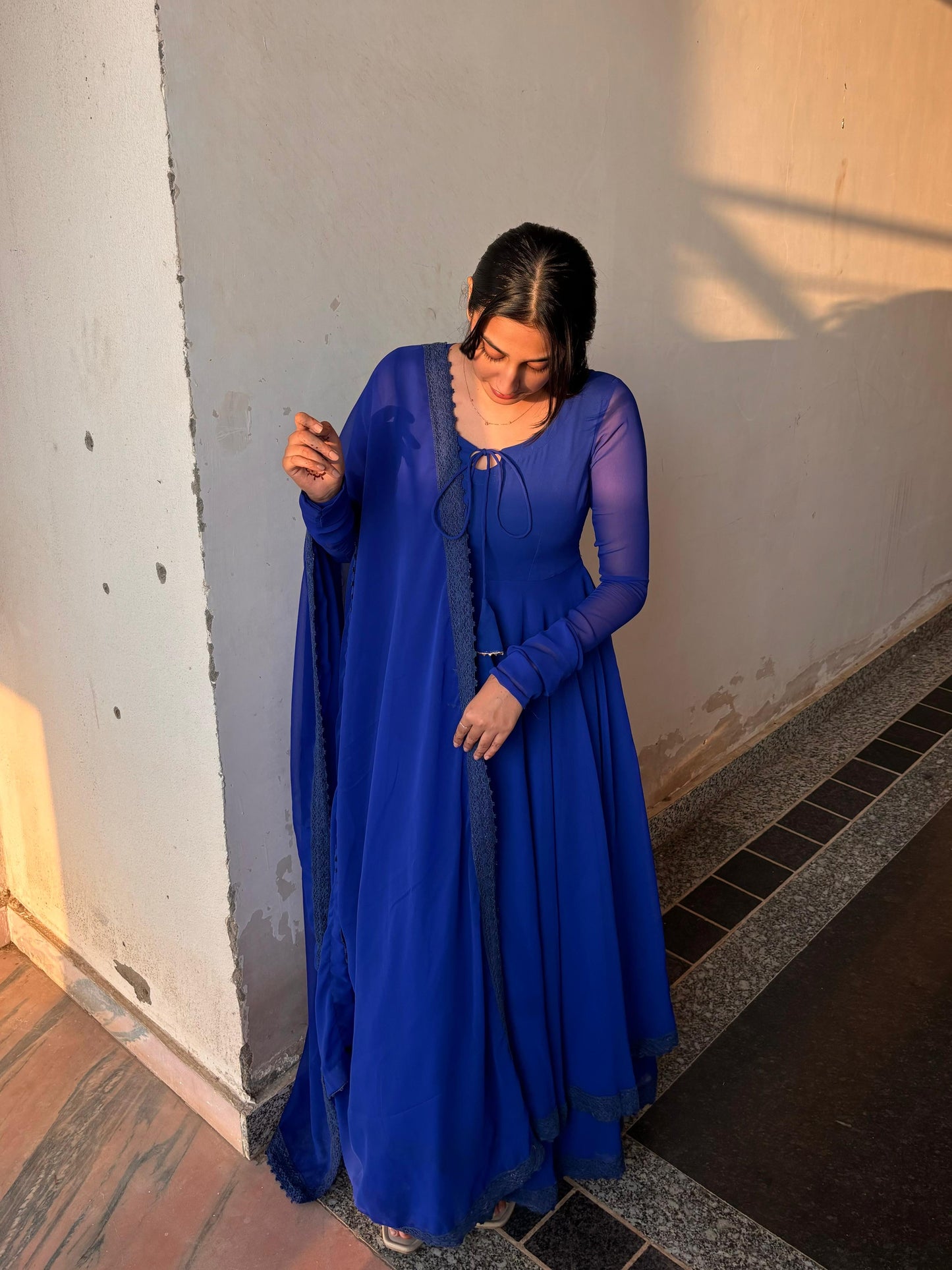 TRYPAN ANARKALI SUIT